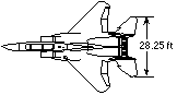 F-15 Top View